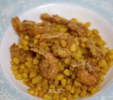 Gold corn shrimp