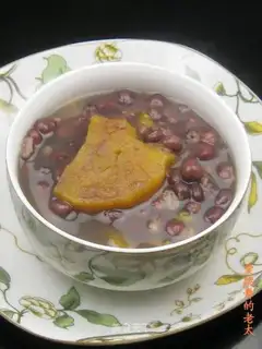 Red bean and sweet potato soup