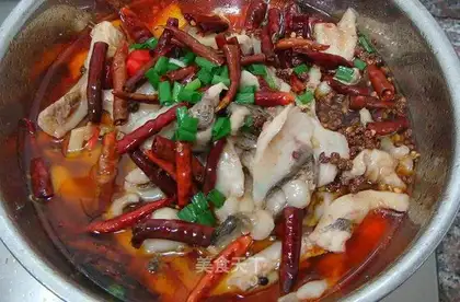 boiled fish