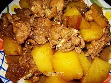 braised rabbit meat