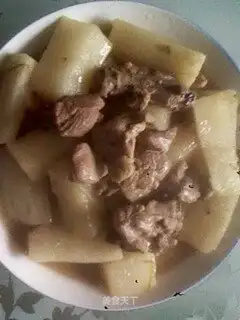 Stewed Chinese yam with duck legs