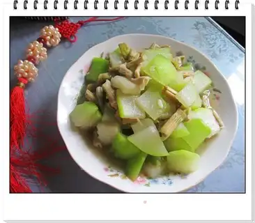 Dried bamboo shoots gourd