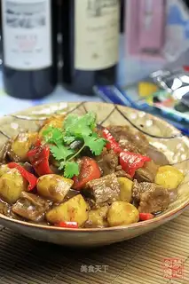 Curried beef brisket