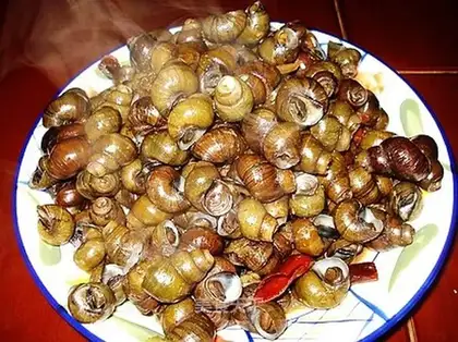 fried snails