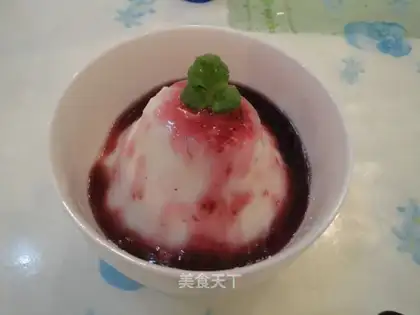 Health and beauty blueberry yam