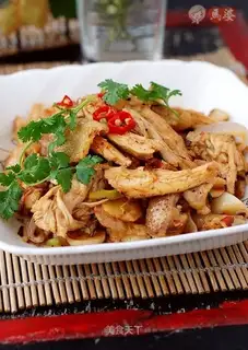 stir-fried hen