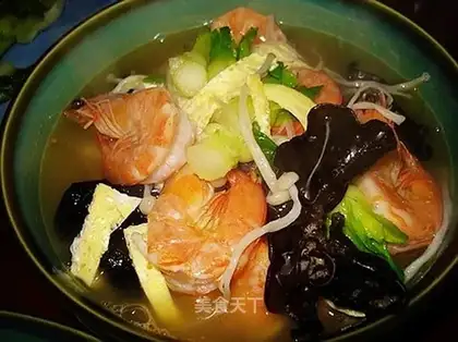 Colorful soup