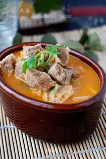 Stewed beef brisket with tomato