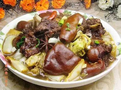 Mutton and Chinese cabbage