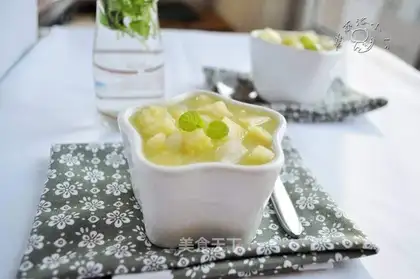 Fruit corn soup