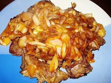 Fried mutton chops