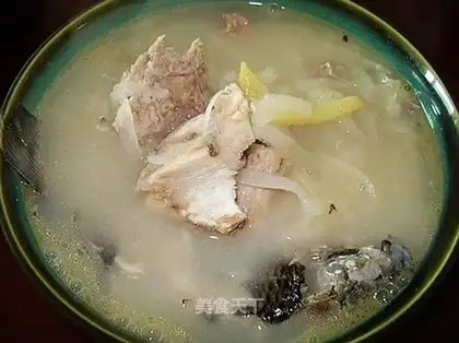 Mutton fish soup