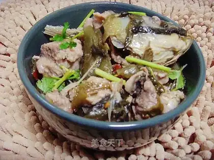 fish with Chinese sauerkraut
