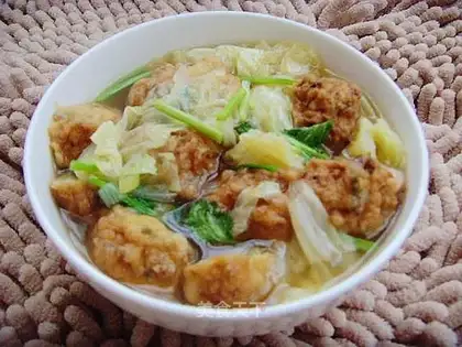 cabbage meatball soup