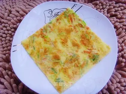 Egg double shredded cake