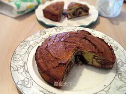 Marble butter cake