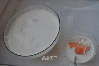 Papaya milk sago dew