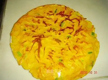 Pumpkin omelet