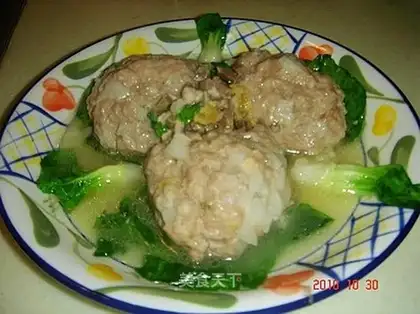 Steamed lion's head