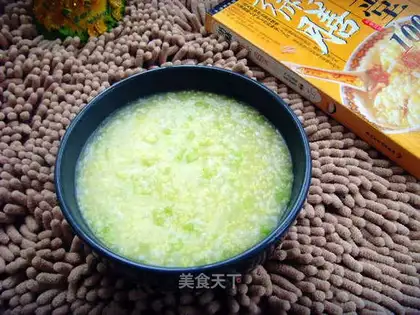 Celery and double rice porridge