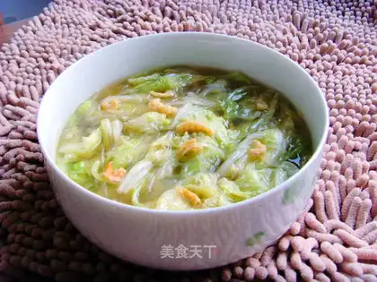 Haima rice, cabbage and vermicelli soup