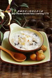 Chestnut and yam porridge