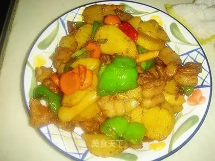 small fried meat