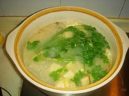 fish head tofu soup