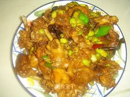 fried chicken in soy sauce