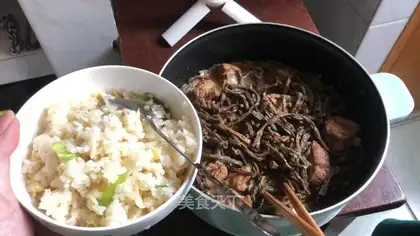 Dry bean bean horned ribs