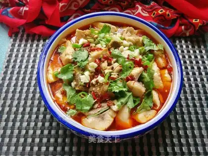 Boiled fish