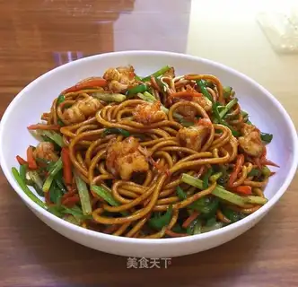 Shrimp noodles