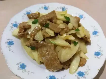 White fried meat
