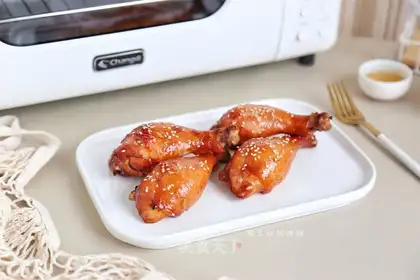 Honey roasted chicken legs