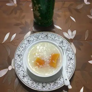Pumpkin rice porridge