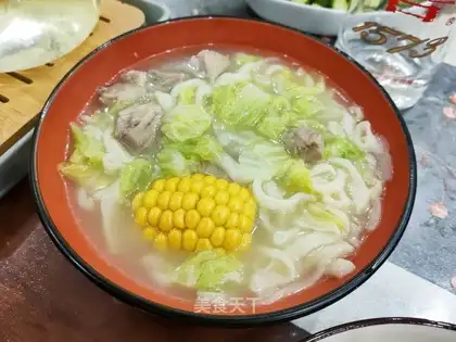 Cracker corn paste