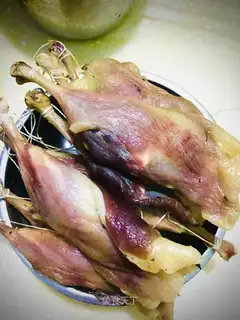 Homemade duck legs