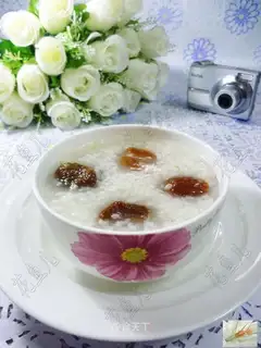 Crystal date rice congee