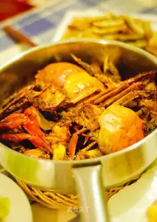 Curry crabs