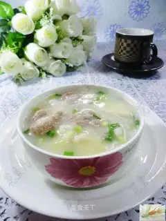 Potato steak rice congee