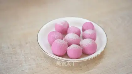 Flamingo milk balls