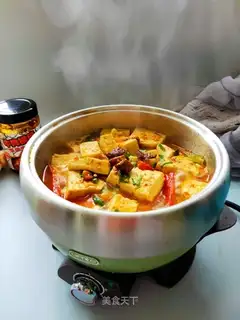 Corn beef sauce and tofu