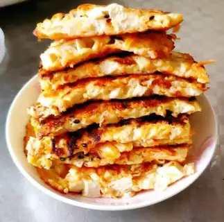 Carrot tofu omelet