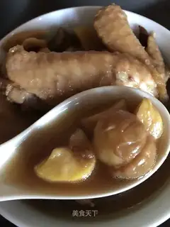 The chicken with the chestnuts