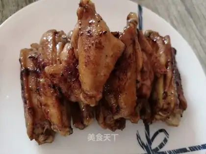 Honey chicken wings, simple, juicy