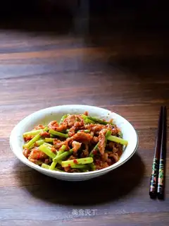 Garlic fried meat