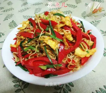Pork egg pepper