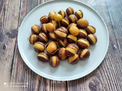Baked chestnuts