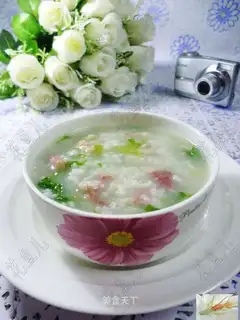 Porridge of raw meat