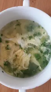 Onion egg soup